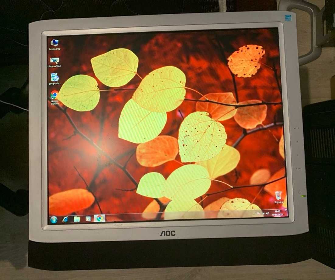 19" AOC TFT1980PSA+ (рабочий) VGA /DVI /акустика