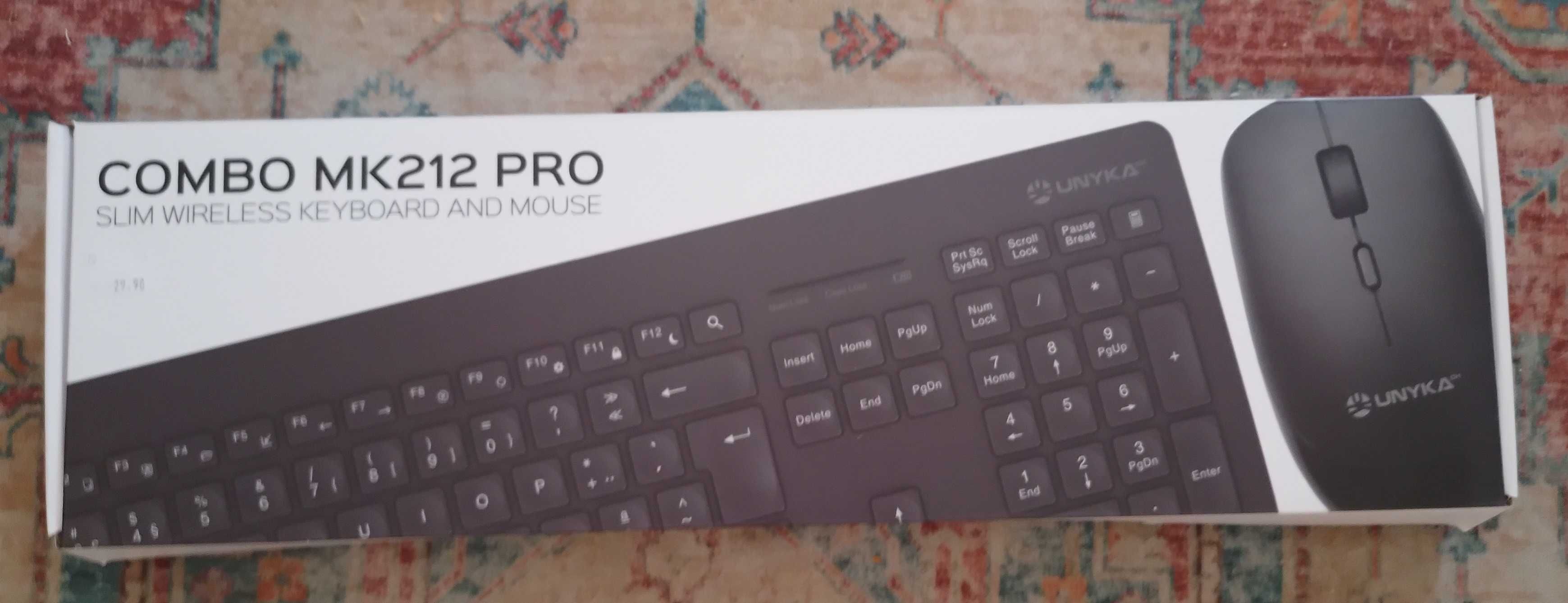 Teclado e rato MK212 PRO WIRELESS