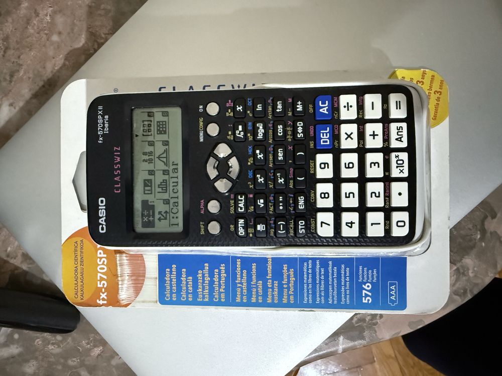 Calculadora científica fx-570SP X II