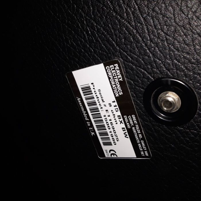 Peavey 115 BX BW kolumna basowa 1x15 8Ohm