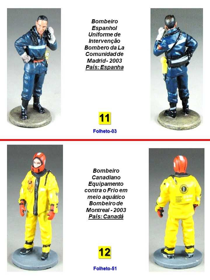 Bombeiros/46 - figuras de chumbo "1" pintados á mão