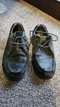 Buty męskie skórzane, bez wkładki rozm 46 ale są mniejsze długość wewn