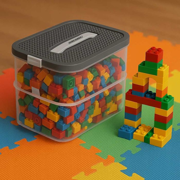 Для мальчиков и девочек конструктор,строительные блоки,2-уровневый