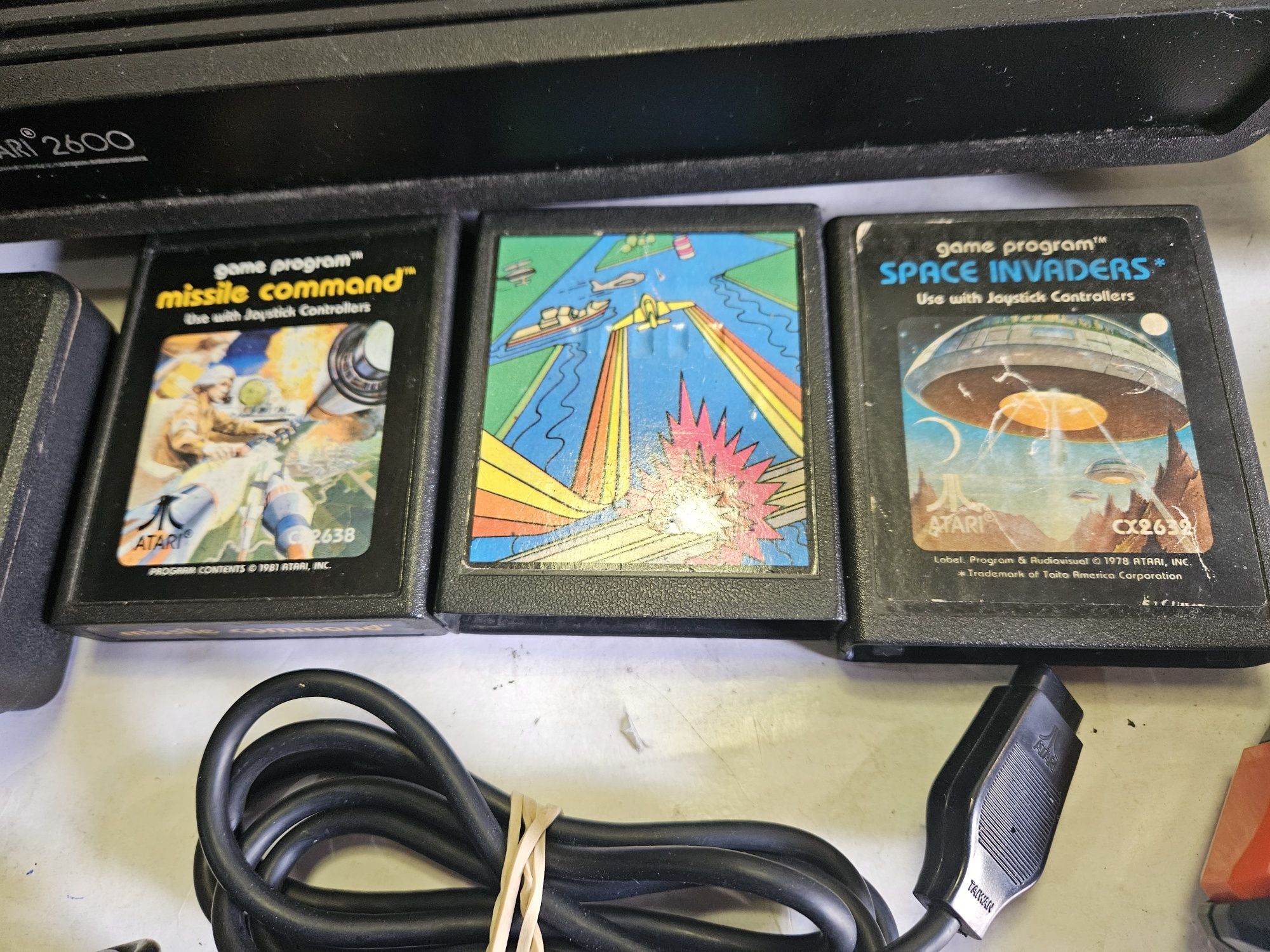 Atari 2600 com jogos