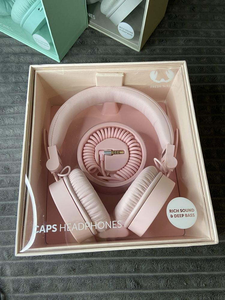 Навушники Fresh 'N Rebel Caps Headphone зелений сірий рожевий