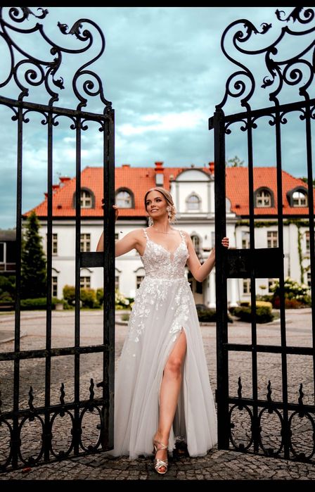 Suknia ślubna Miła Ma Wrocław ivory aiko na rozmiar M 168 cm