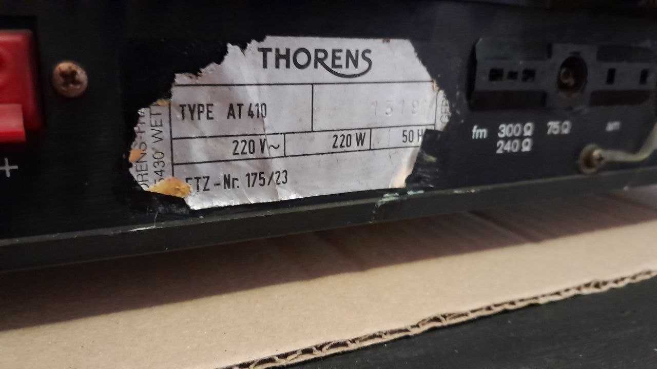 Аудиофильский AM/FM ресивер Thorens AT-410 (Швейцария)