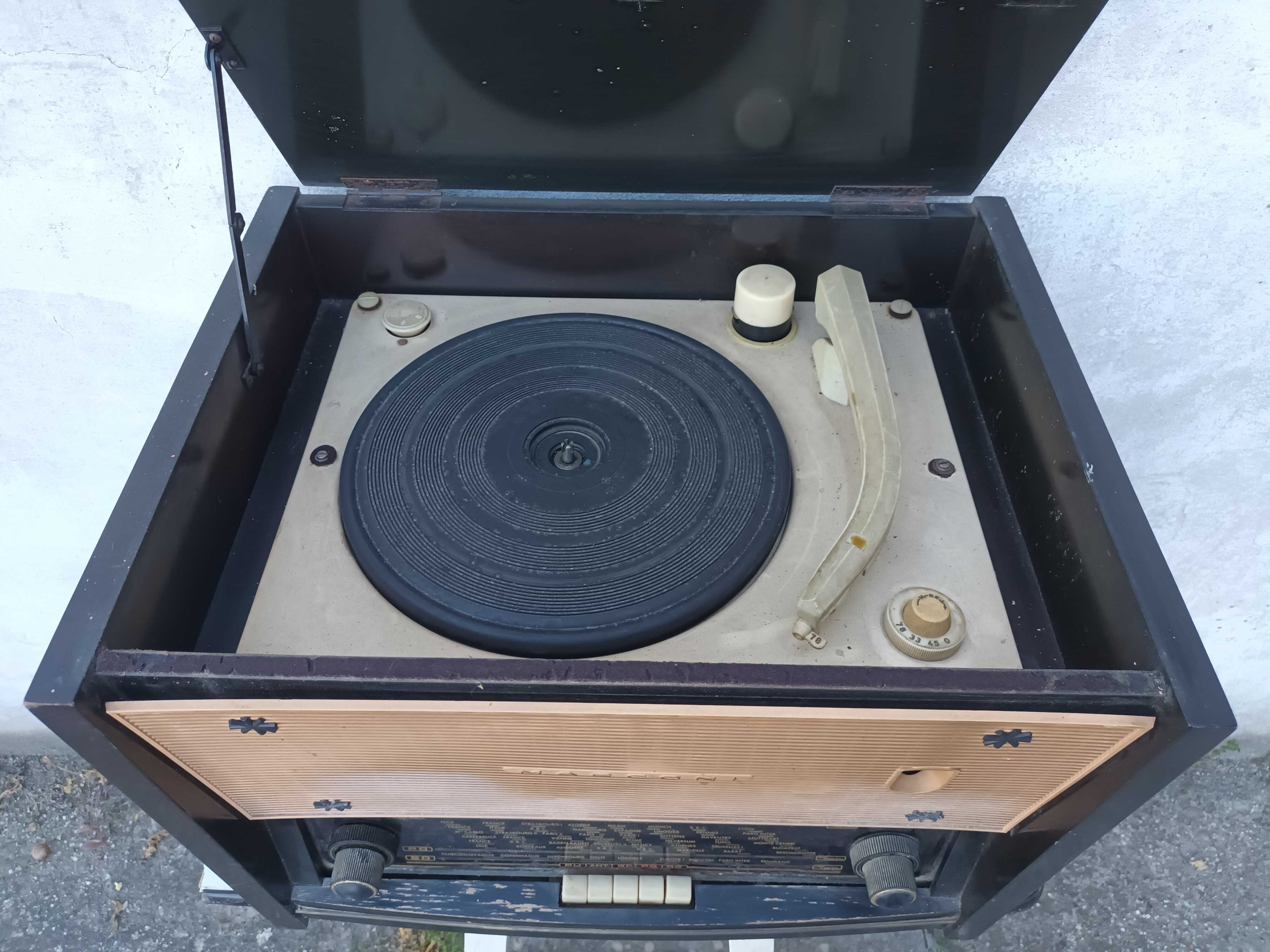 Rádio Giradiscos Marconi 66C Platinum Vinyl