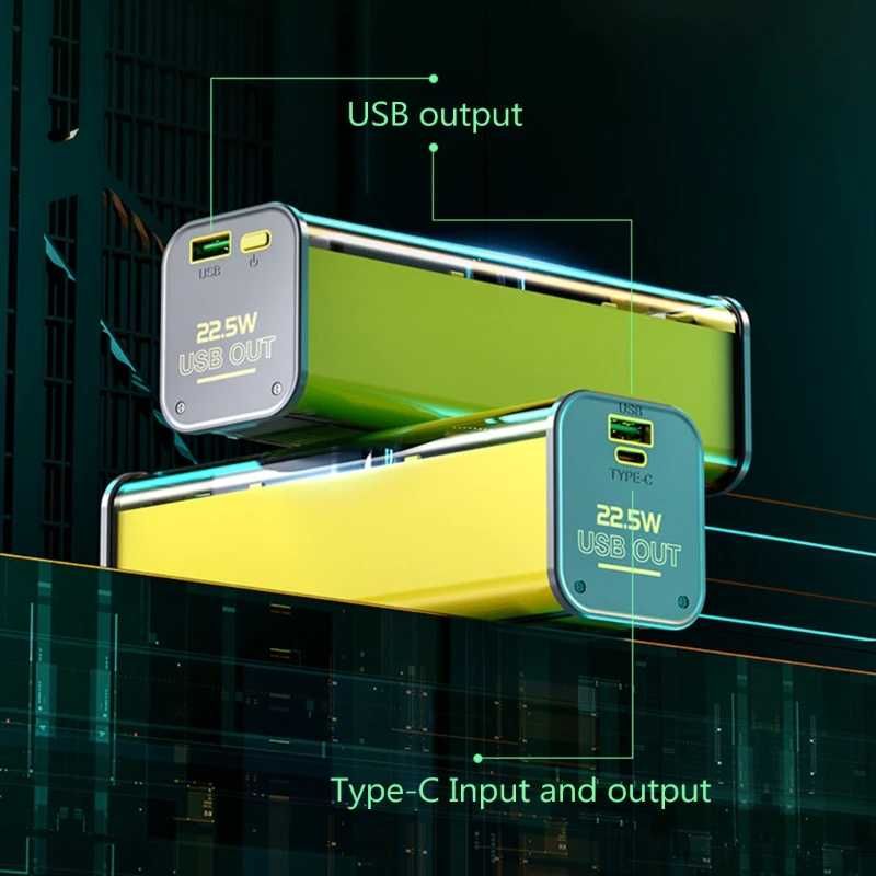 Павербанк/Powerbank 26000 mAh 22.5W (Yellow)