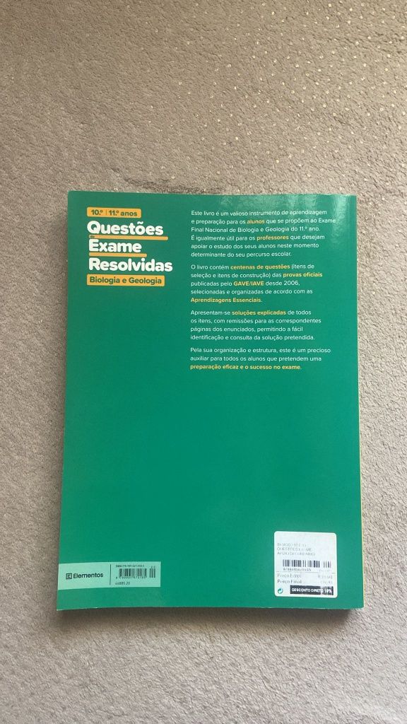 Livro de preparação para exame Biologia e Geologia