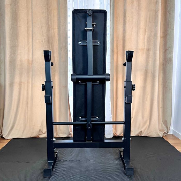 Zestaw Do Ćwiczeń 126kg Domowa Siłownia Ławeczka Atlas Sprzęt Siłowy