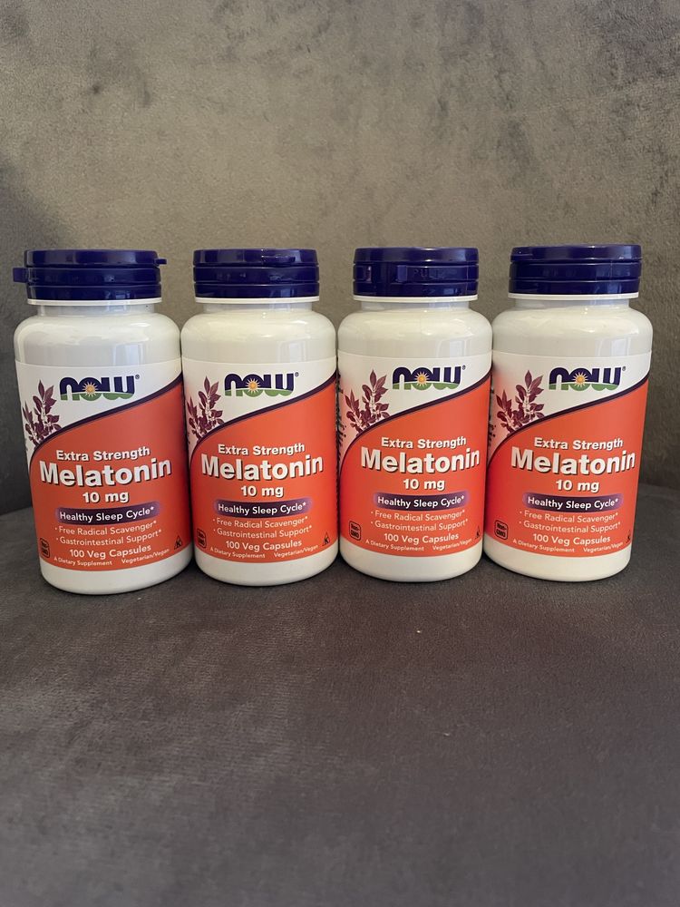 Capsulas Melatonin 10mg marca NOW