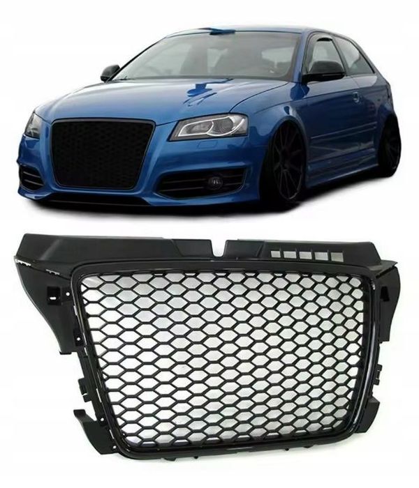 atrapa grill kratka tuning sportowa siatka plaster audi a3 8p lift 2008-12