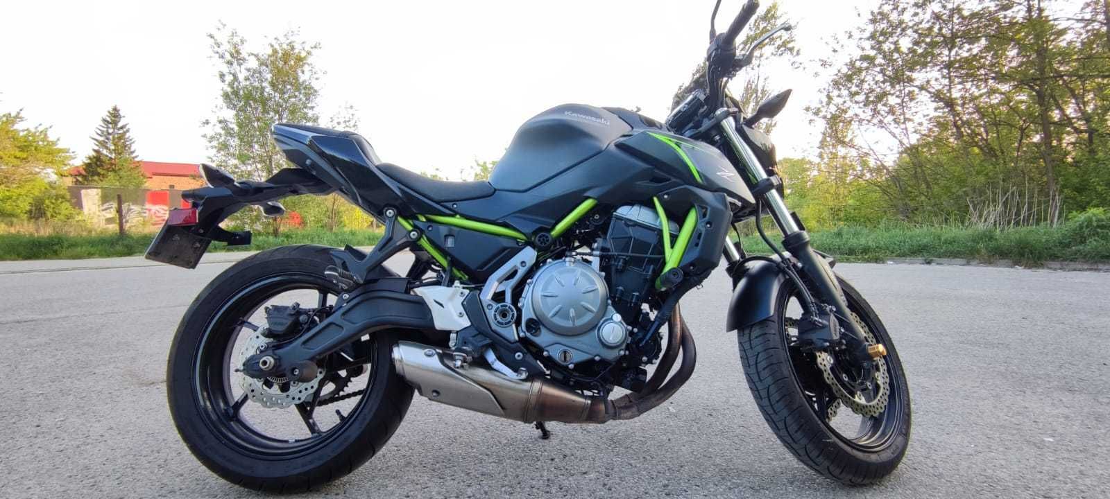 Kawasaki Z650 ABS. 2018r. 13k km. Nowy kufer Centralny na dwa kaski