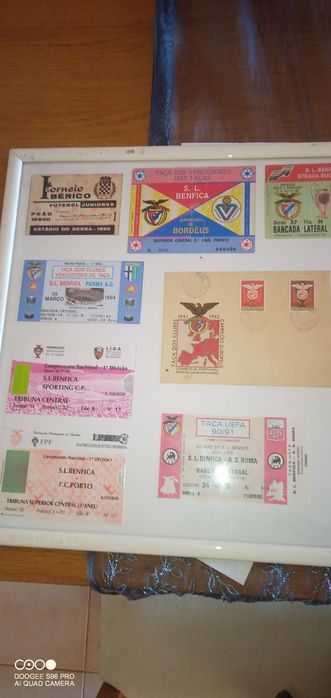 Coleção de bilhetes SLB