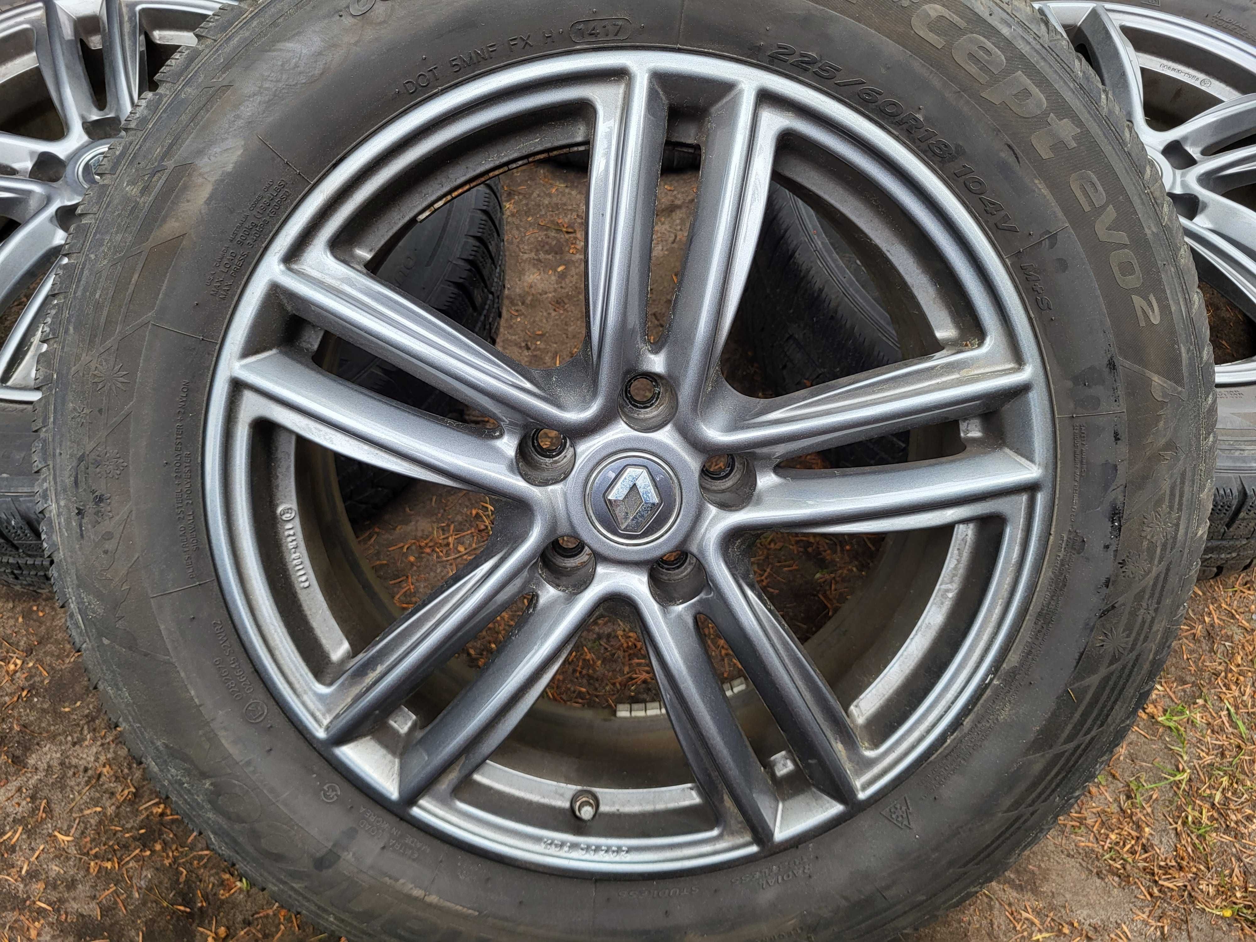 Koła 18" 5x114,3 Renault Koleos Kadjar Duster Captur Quashqai Juke