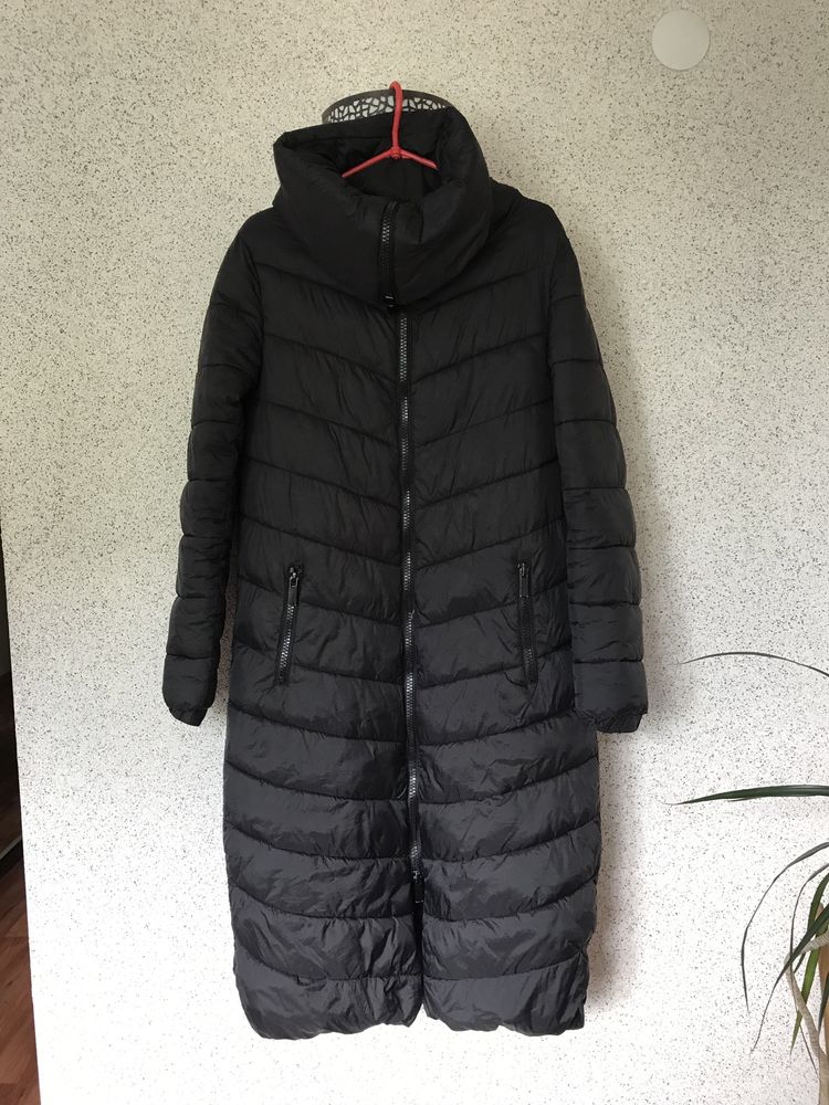 Жіноче чорне пальто, куртка Top secret зима / холодна осінь 44- 46 роз