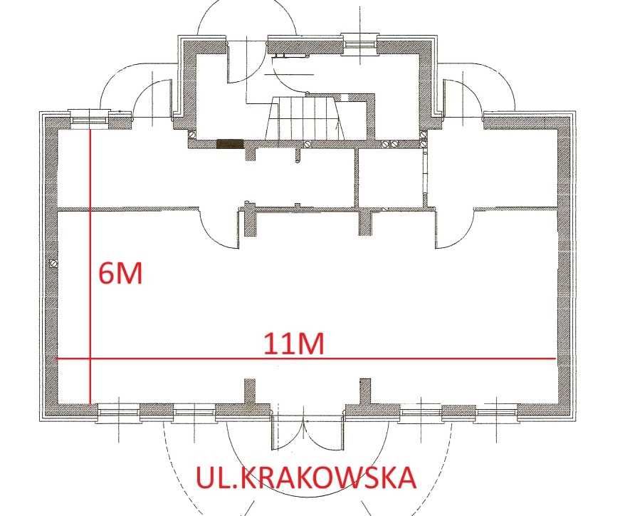 Do wynajęcia lokal w Krzeczowie  k. Bochni przy szkole podstawowej.