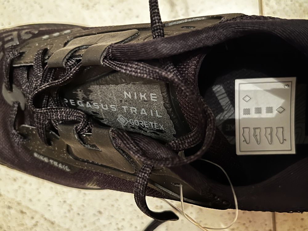Nike Pegasus Trial Gore-tex czarne trekkingowe outdoroowe