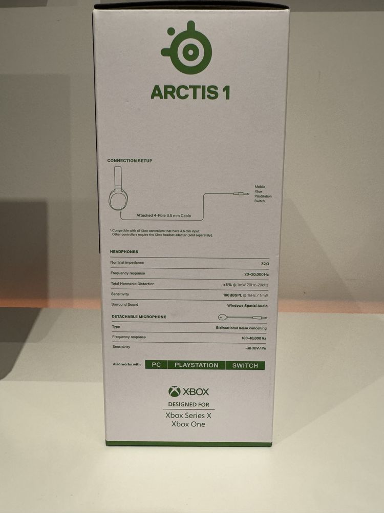 Słuchawki steelseries arctis 1