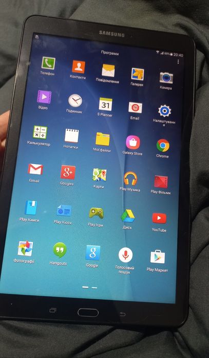 Планшет планшетний комп'ютер Б/У Samsung Galaxy Tab E SM-T561 К