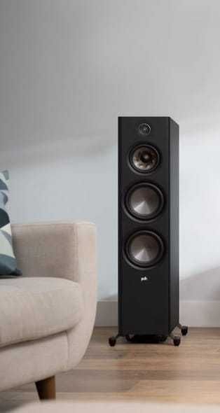 Kolumny podłogowe Polk Audio Reserve R700 PROMOCJA czarne i orzech