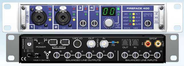 Interfejs audio RME Fireface 400 Firewire