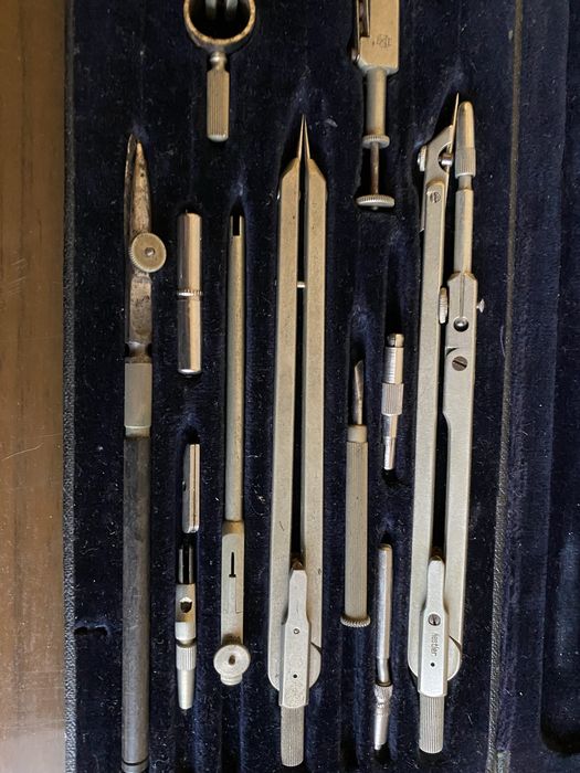 Zestaw cyrkli z lat 30 Nestler’s Praezision