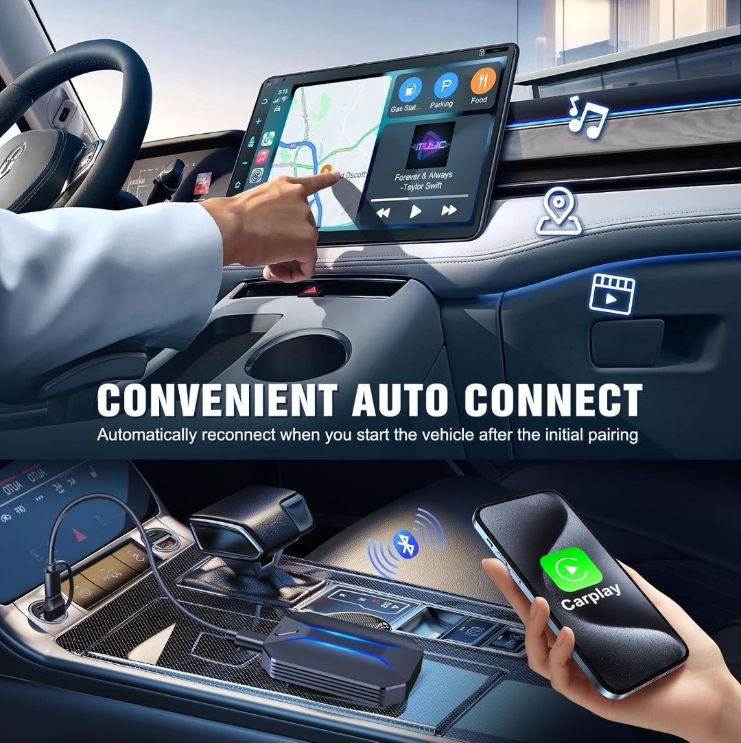 Bezprzewodowy adapter Carplay Bezprzewodowy adapter Apple Carplay Konw