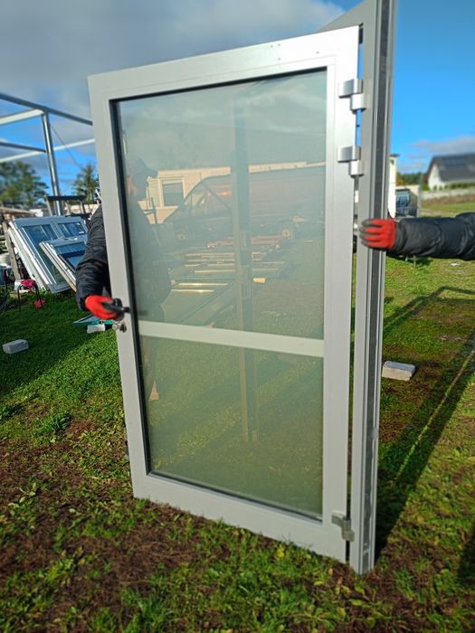Drzwi aluminiowe używane P.poż super stan dostawa gratis cały Kraj