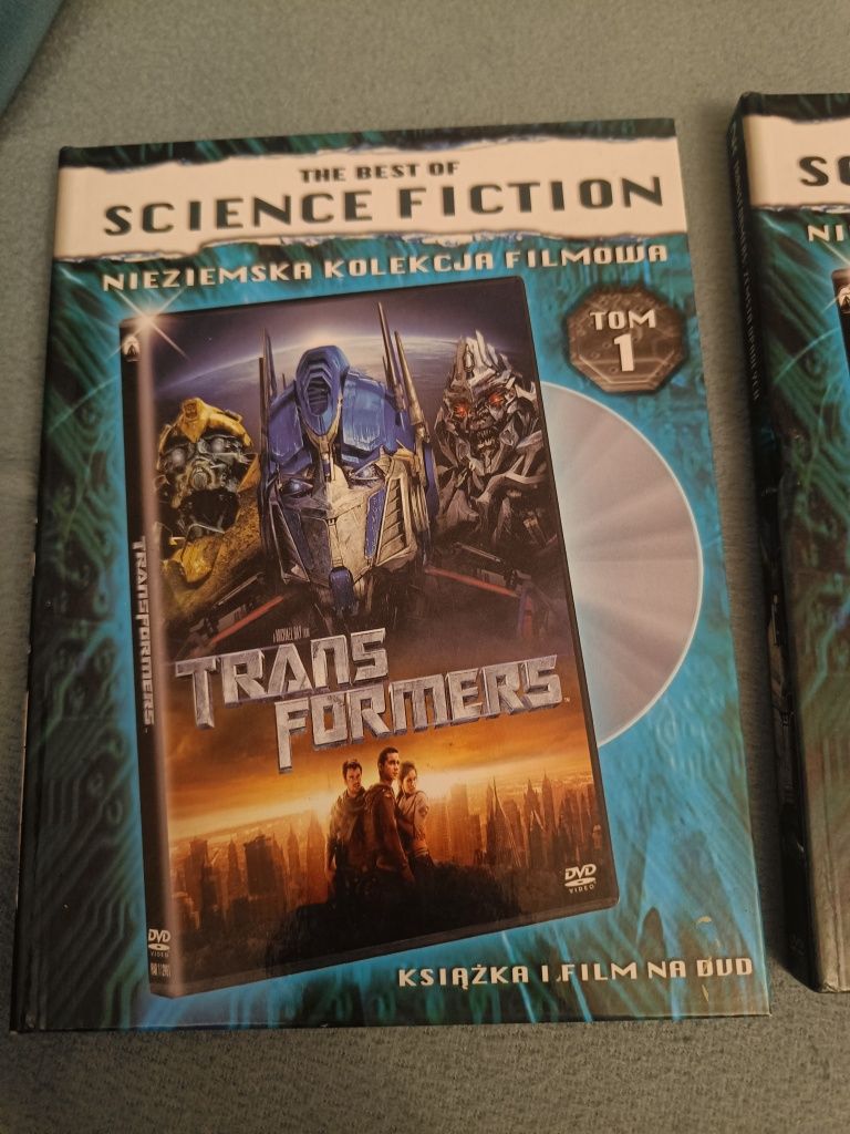 Transformers tom 1 i 2 dvd + książka o filmie