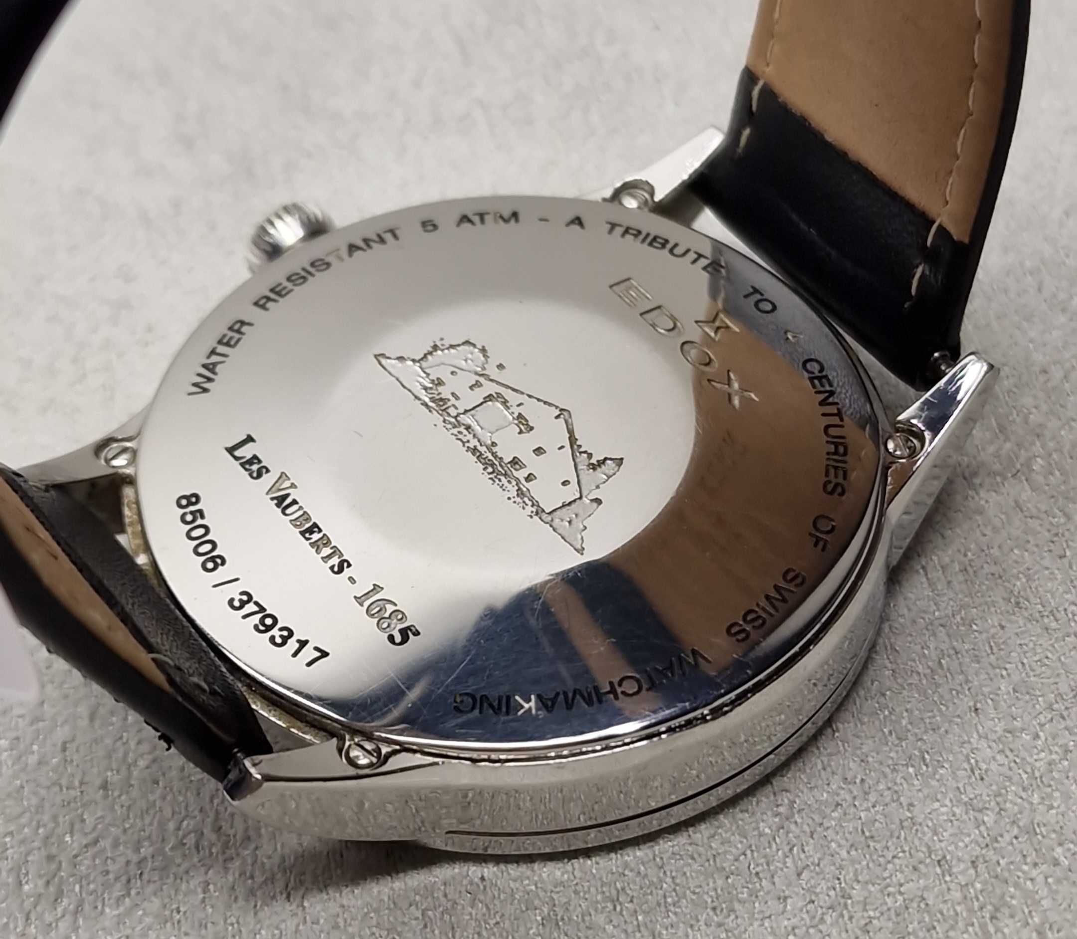Zegarek Edox Les Vauberts  Automatic Open Heart