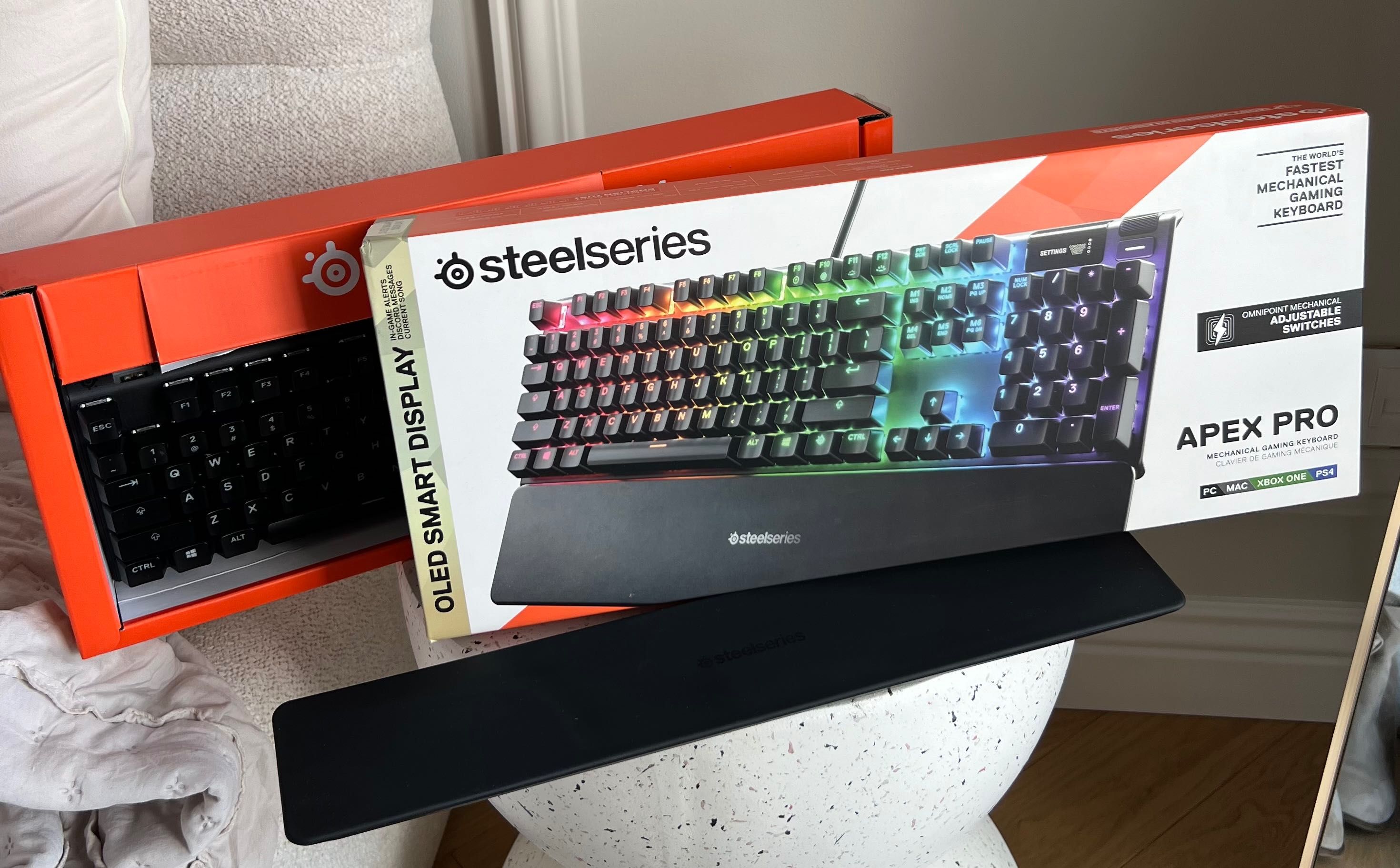 SteelSeries apex pro klawiatura podświetlana j nowa