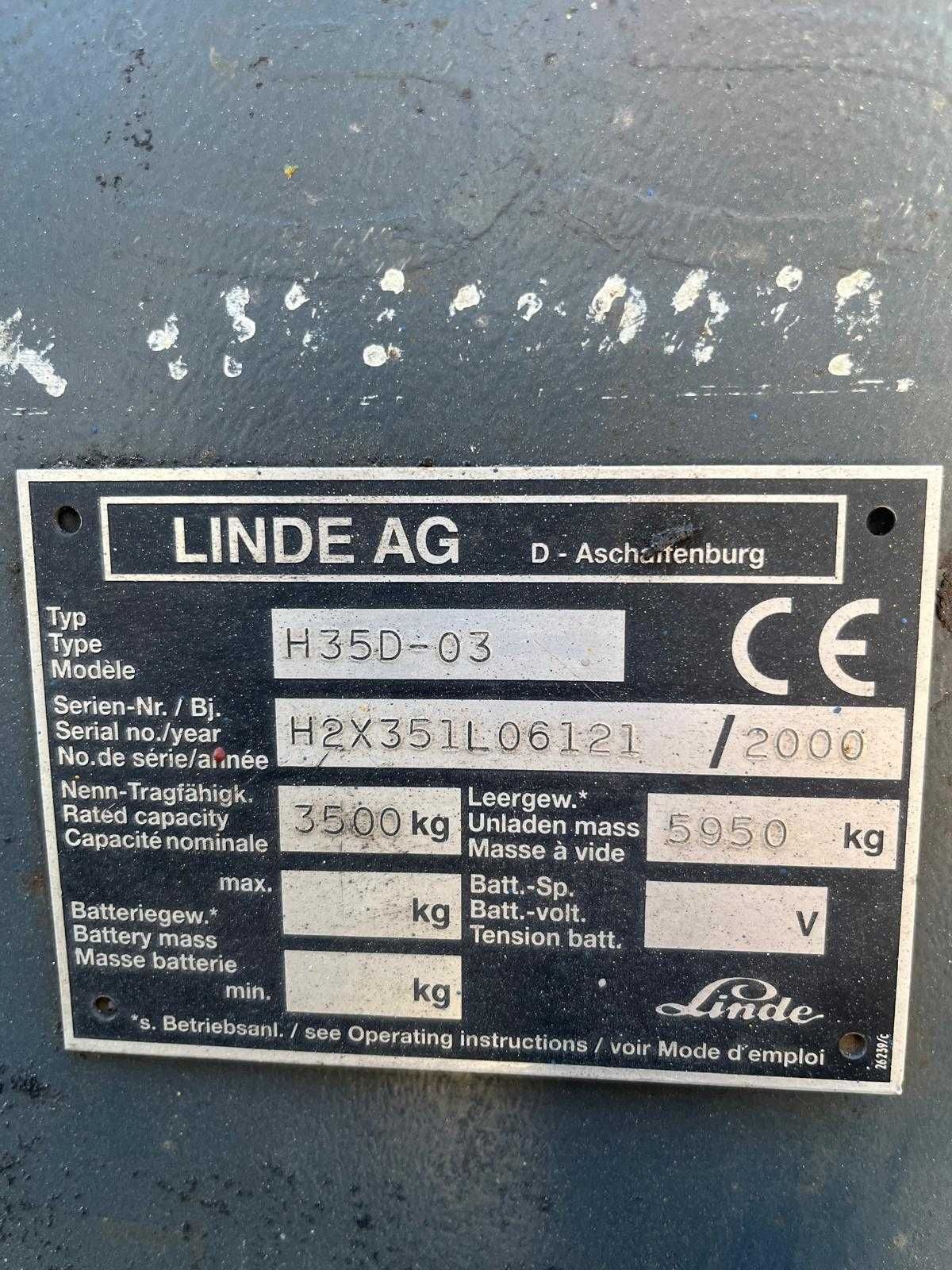 Wózek widłowy Linde H35D-03