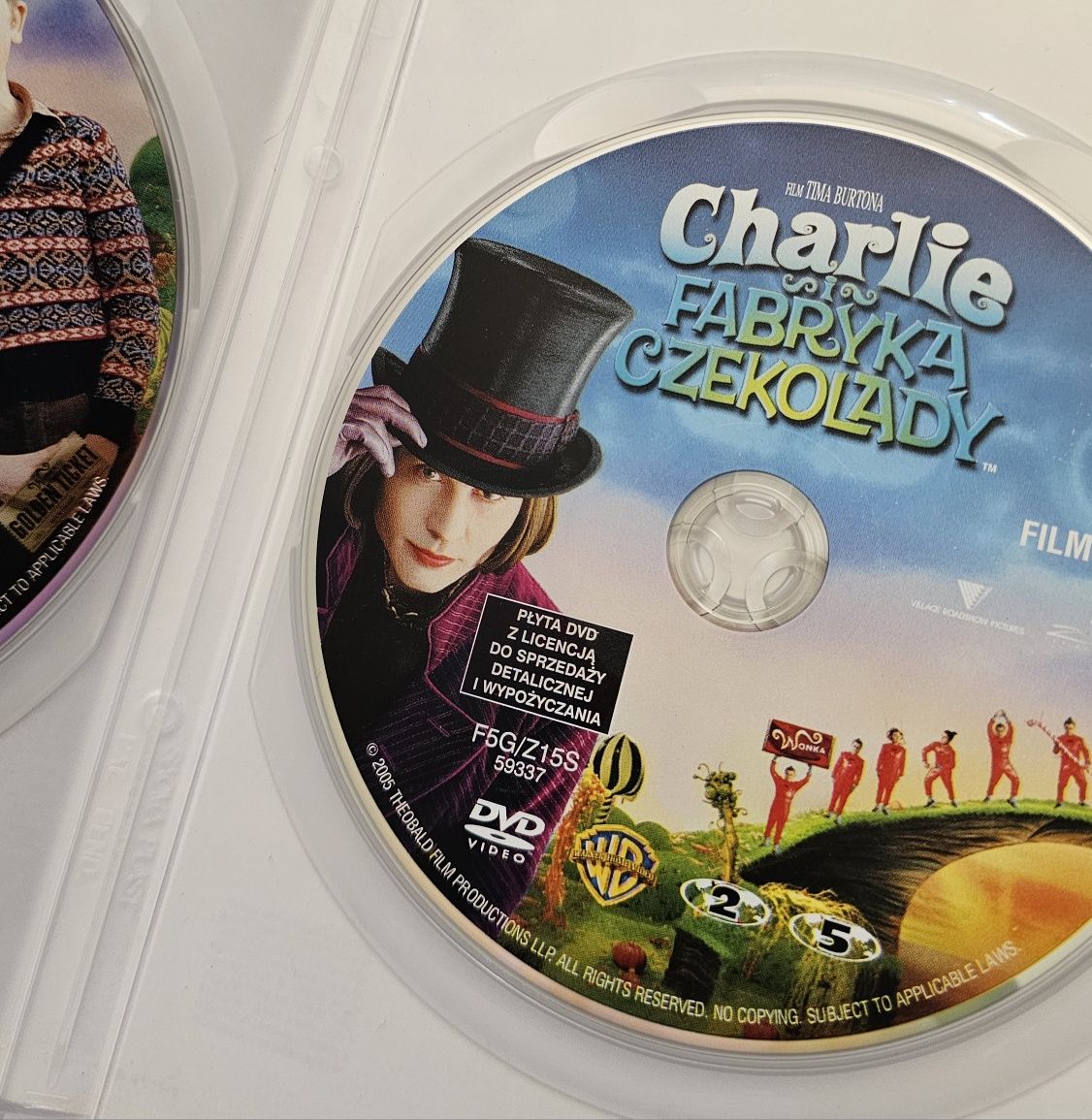 Charlie i Fabryka Czekolady reż. Tim Burton film dvd edycja dwupłytowa