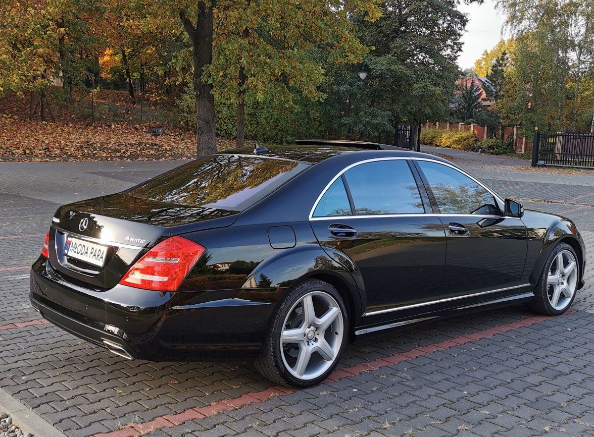 Mercedes S Klasa  MAZOWIECKIE AMG Long do ślubu samochód do ślubu auto