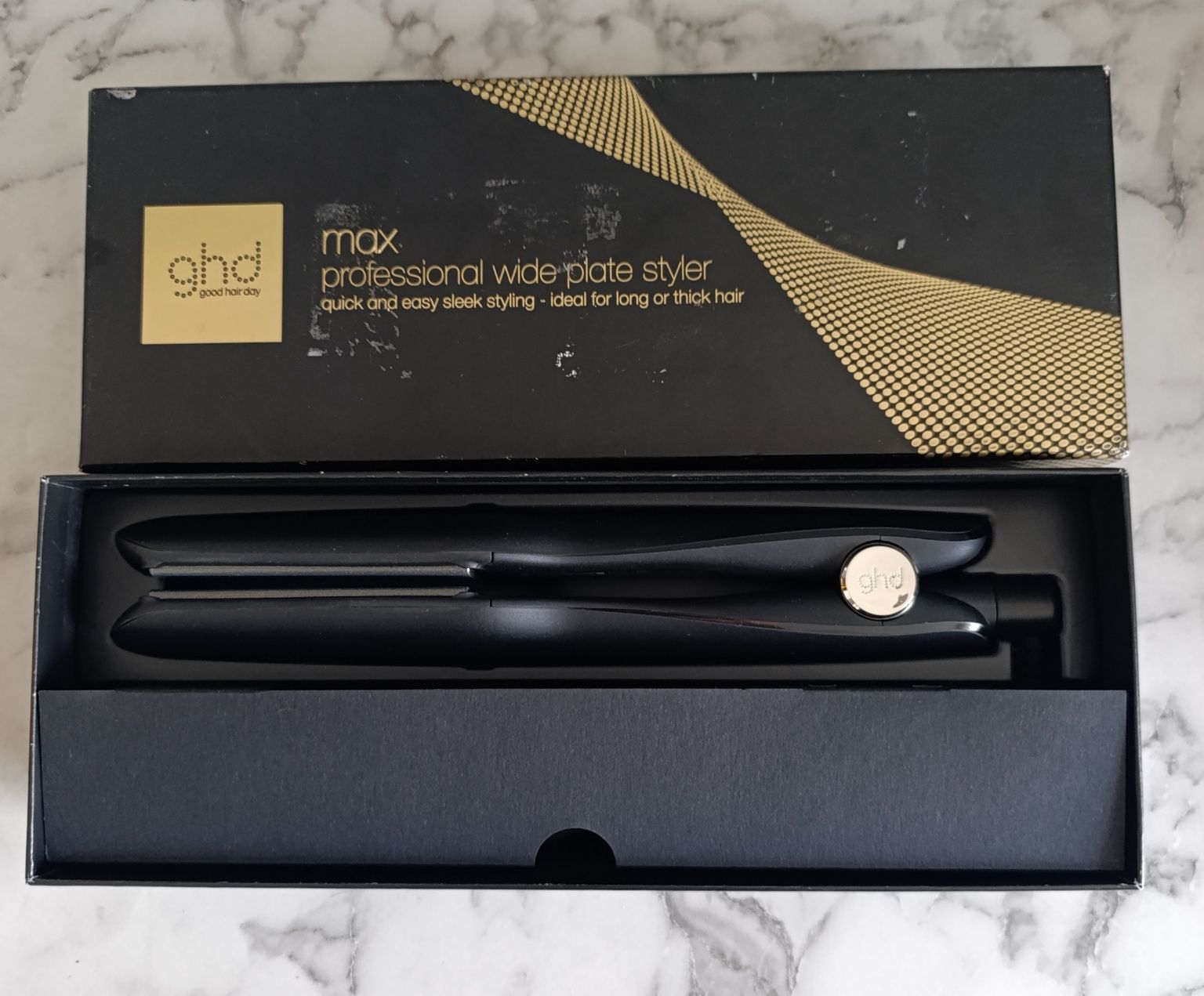 Професійний випрямляч для волосся GHD Max, Black