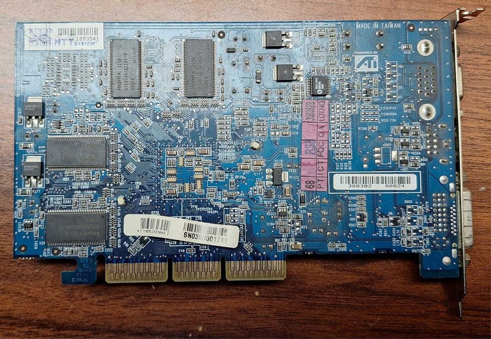 3 karty graficzne AGP