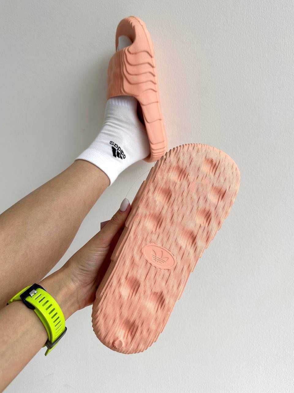Тапочки Adidas Adilette Slides Peach / тапочки Адідас Аділет оранжеві
