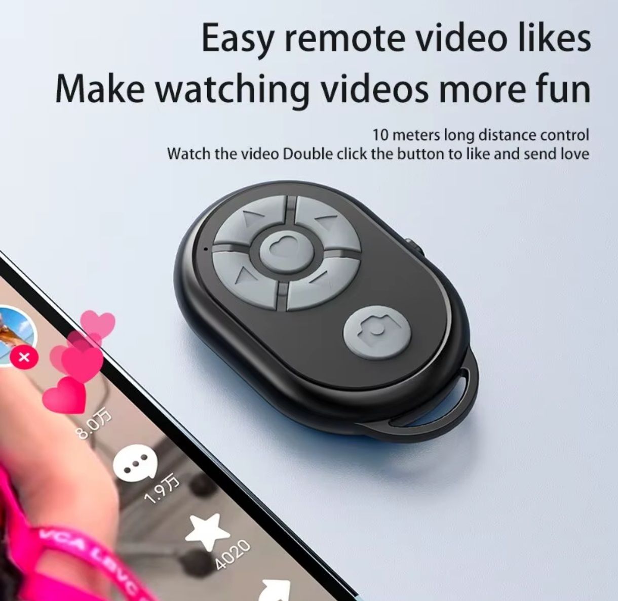 Pilot Bluetooth do selfie 8-funkcji