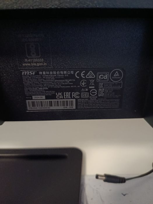 Monitor MSI Pro MP273A 27" 1920x1080px IPS 100Hz 1 ms [MPRT]