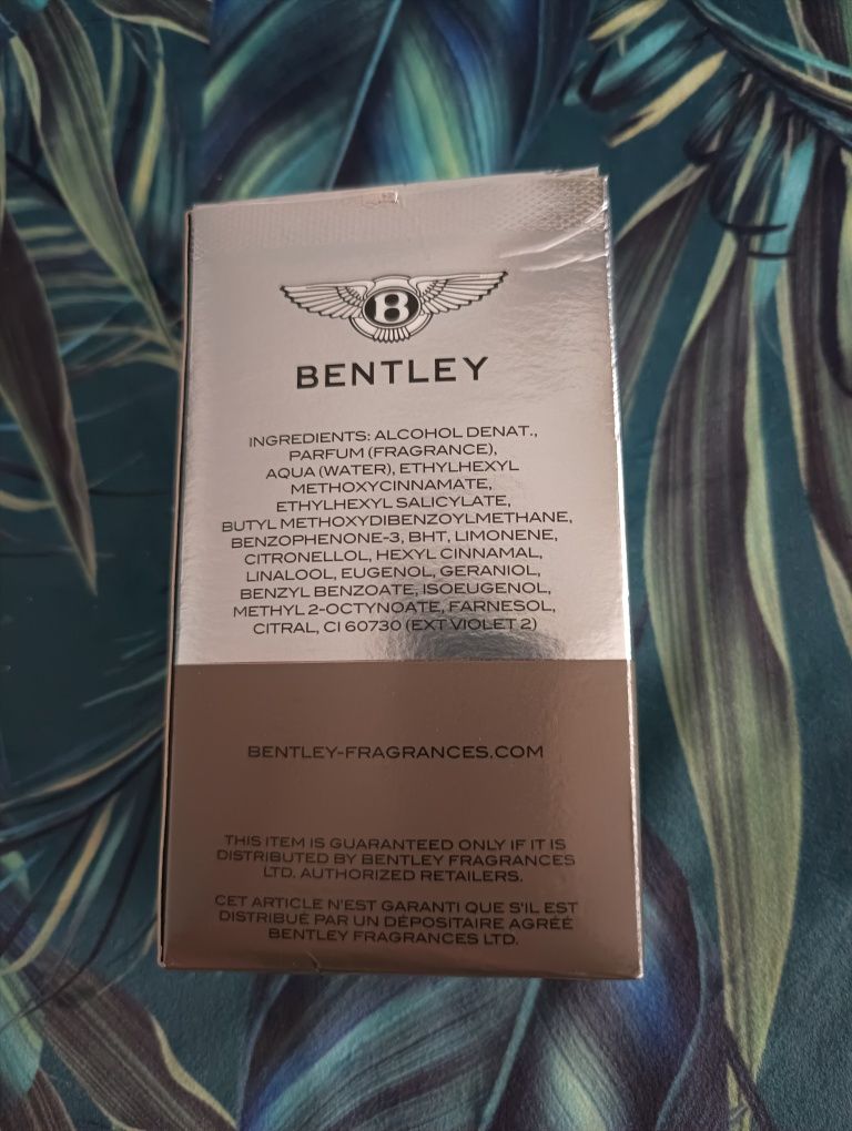 Perfumy Bentley Infinite Intense 100ml nowe testes