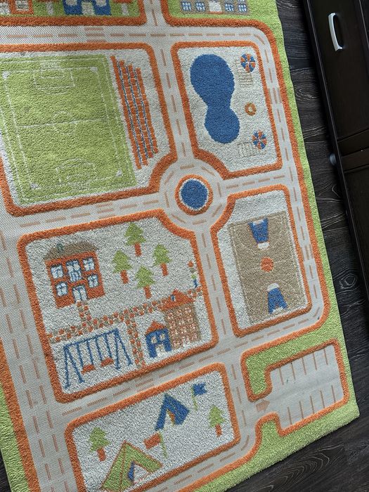 Килим дитячий,Ковер,ковер детский смарт сити , ковер дитячий місто