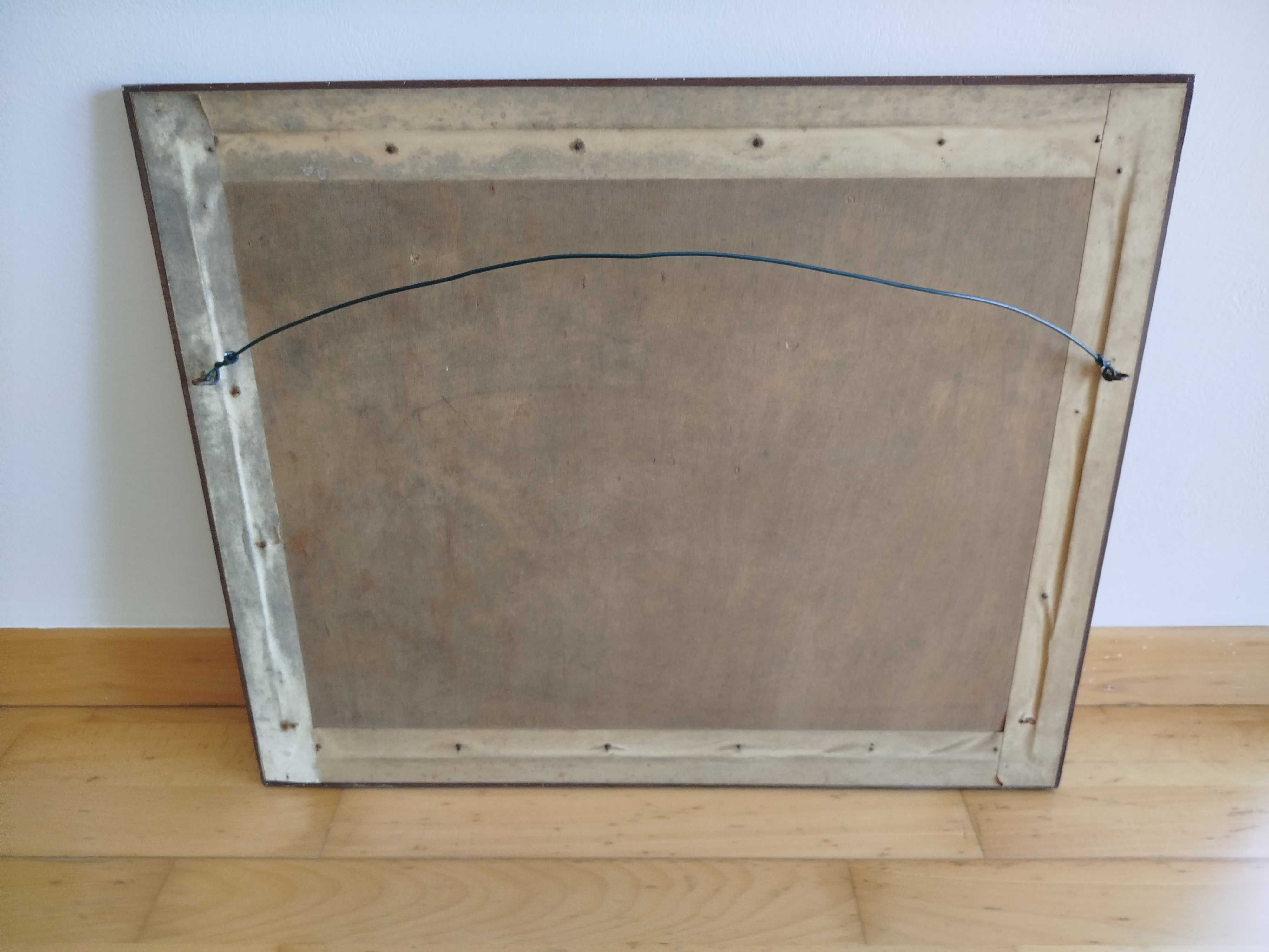 Quadro Antigo, com importante gravura