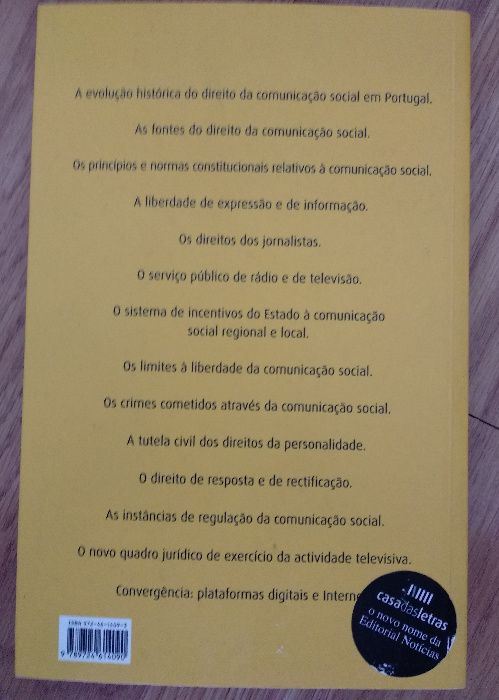 Livro "Direito da Comunicação Social"