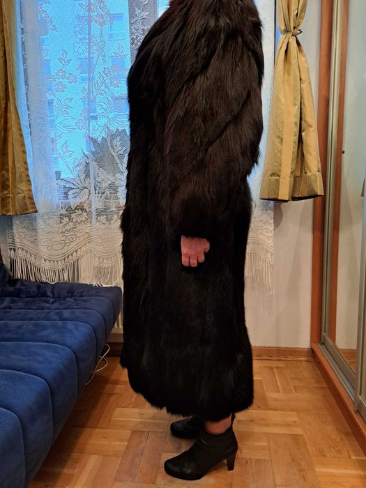 Damskie futro z naturalnego lisa