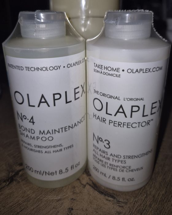Szampon lekko oczyszczający Olaplex i maska regenerująca Olaplex