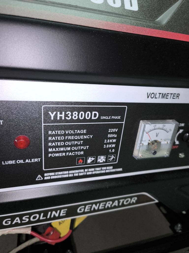 Gerador a gasolina monofásico 3000watts arranque eléctrico