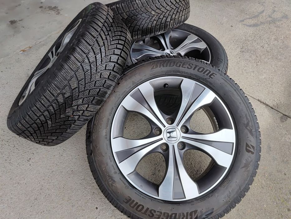 Felgi oryginalne Honda CR-V 5x114,3 18, opony Bridgestone
