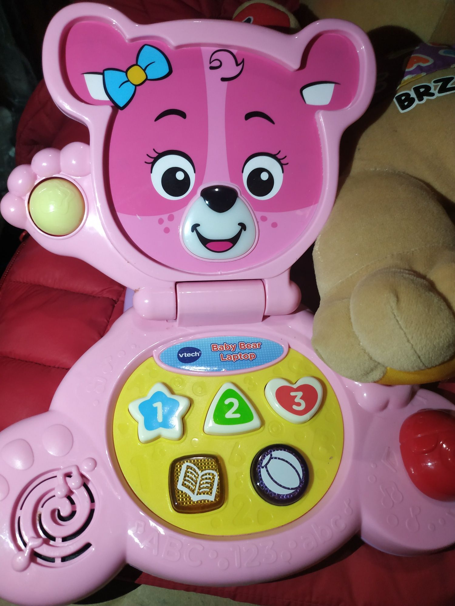 Zestaw zabawek Fisher Price vtech szczeniaczek uczniaczek laptop